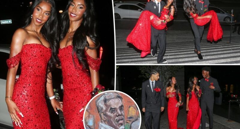 Sean 'Diddy' Combs' twin daughters attend prom amid rapper's sex-trafficking trial