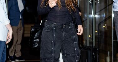 Shakira looked younger and more on trend than ever, as she stepped out in Madison Square Park in New York City on Sunday, ahead of the start of the US leg of her world tour next week