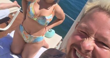 Adam Rickitt and wife Katy celebrated their 'life long dream' of buying a holiday home in Sicily the same day as he turned 47 on Thursday