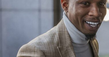 Tory Lanez is recovering well and has been transferred back to prison, days after a shock attack that left him in critical condition; pictured 2022