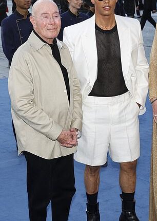 Billionaire David Geffen, 82, has filed for divorce from his much younger husband David Armstrong, 32, after less than two years of marriage; they are pictured in June 2024