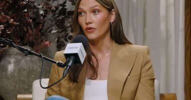 Karlie Kloss made rare remarks about being married to her husband Joshua Kushner as she opened up about being an 'extremely hands-on' mom