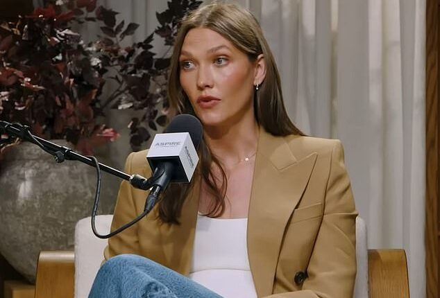 Karlie Kloss made rare remarks about being married to her husband Joshua Kushner as she opened up about being an 'extremely hands-on' mom
