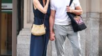 Hugh Jackman and his girlfriend Sutton Foster put on a loved-up display as they enjoyed a romantic walk in New York City on Saturday