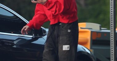 Justin Bieber wore a strained expression when he surfaced in Los Angeles this weekend - a day after breaking his silence on explosive rumors connecting him to Sean 'Diddy' Combs