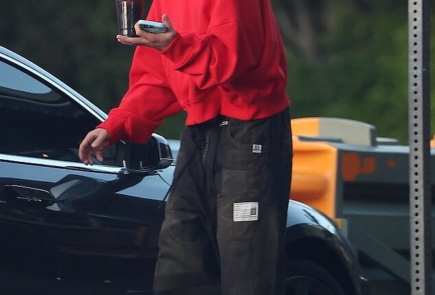 Justin Bieber wore a strained expression when he surfaced in Los Angeles this weekend - a day after breaking his silence on explosive rumors connecting him to Sean 'Diddy' Combs