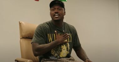 Eagles star AJ Brown (pictured) has warned against the dangers of porn in an astonishing rant