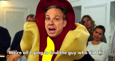 jake tapper hot dog meme