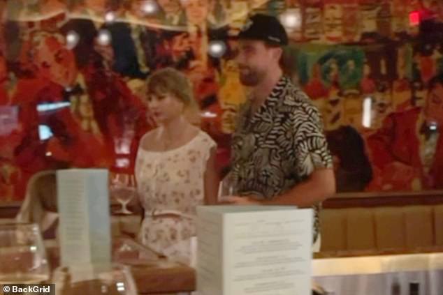 Taylor Swift and Travis Kelce spotted on a late-night date at Harry's in West Palm Beach