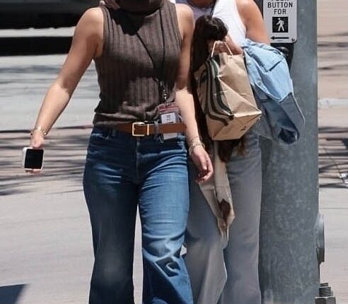 Teddi Mellencamp, 43, stepped out in Los Angeles on Friday as she headed to Hulu Studios amid her stage four cancer battle