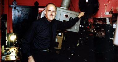 For the monstrous 'Man in Black', life at one of Britain's most notorious prisons is a doddle compared to what he put his victims through. Above: Serial killer Peter Moore, who owned a chain of cinemas in north Wales