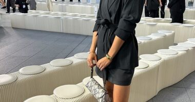 'When I strutted into Australian Fashion Week wearing a sharply tailored dark grey suit, knee high snakeskin boots and statement gold earrings, I felt unstoppable. Little did everyone know I was wearing head-to-toe target.'