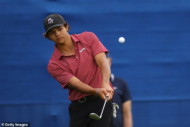 Tiger Woods' son Charlie fell at the first hurdle in his bid to qualify for next month's US Open