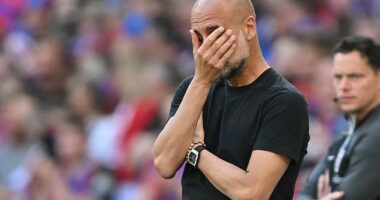Pep Guardiola has failed to deliver a major trophy this season after Man City's FA Cup final loss