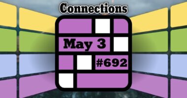 Today's Connections Hints & Answers For May 3, 2025 (Puzzle #692)
