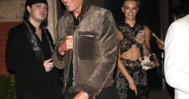 Tom Brady attracted the attention of another glamorous supermodel - Kylie Vonnahme, 26 - as he attended a Met Gala afterparty on Monday - without on-again love Irina Shayk