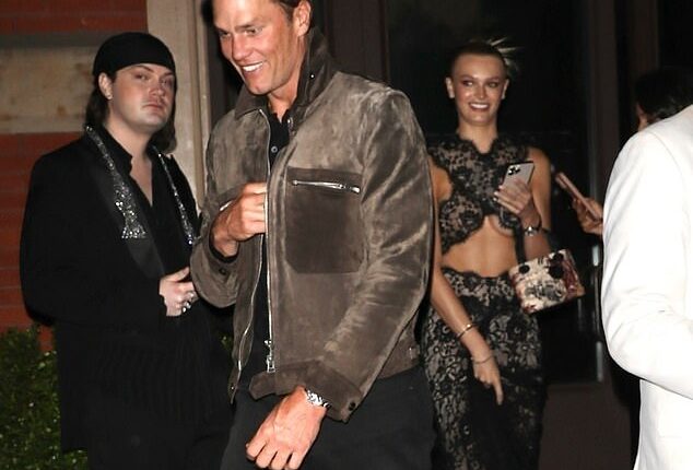 Tom Brady attracted the attention of another glamorous supermodel - Kylie Vonnahme, 26 - as he attended a Met Gala afterparty on Monday - without on-again love Irina Shayk