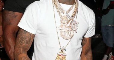 Tory Lanez was reportedly stabbed by another inmate in the yard of his prison; pictured 2021