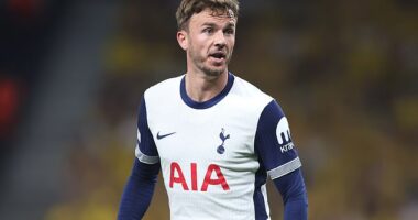 Tottenham playmaker James Maddison is set to miss the rest of the season with a knee injury