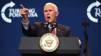 Traitor Pence Again Hits Trump on Tariffs, Russia Stance, and Jan. 6 Pardons.