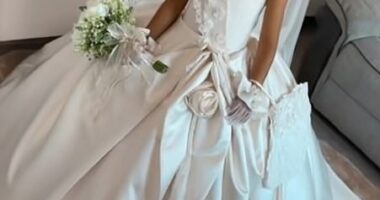 A host of young girls have been at the centre of some of the UK's most glamorous First Holy Communions, including an anonymous girl from Rathkeale, County Limerick (pictured)