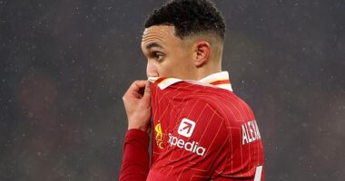 Trent Alexander-Arnold has been named on the bench for Liverpool 's clash against Arsenal