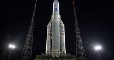 James Webb telescope launch