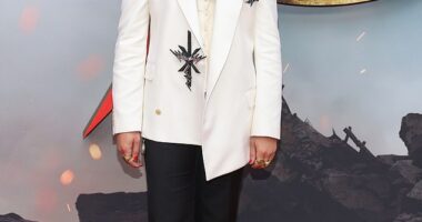Ezra Miller made a surprise appearances at the Cannes Film Festival over the weekend after years of laying low following their controversies; pictured June 2023 in Hollywood