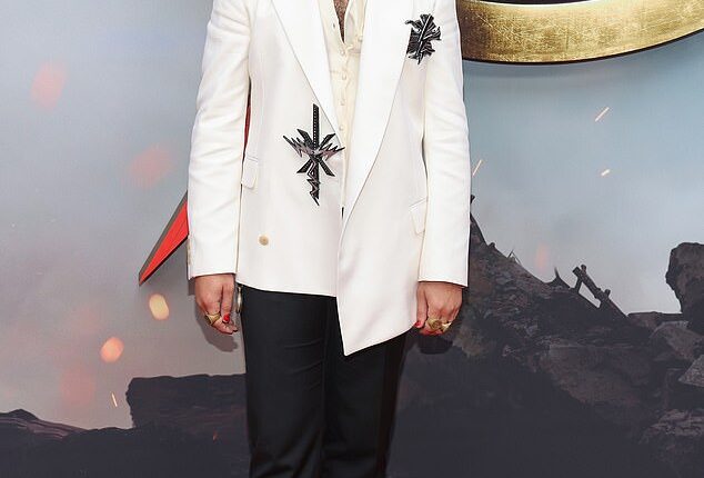 Ezra Miller made a surprise appearances at the Cannes Film Festival over the weekend after years of laying low following their controversies; pictured June 2023 in Hollywood