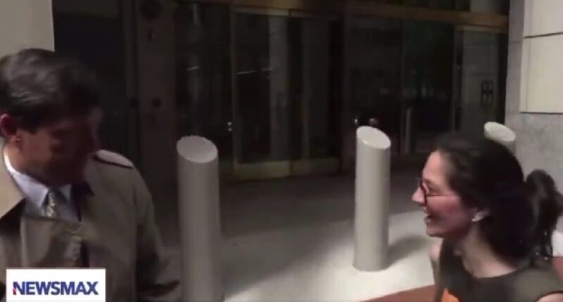 US Marshals Set to Arrest DC Woman for Spitting on Ed Martin During Live Interview.