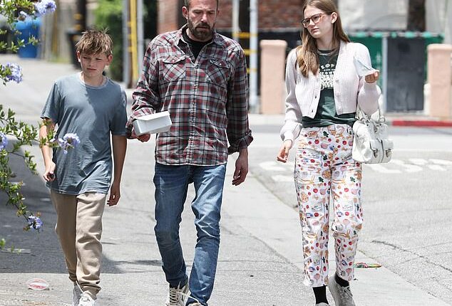 Ben Affleck and Jennifer Garner's daughter Violet showed off a luxury clothing item as she stepped out in LA recently - following her privileged rant about climate change