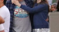 Violet Affleck, 19, has decided to atone for the sin of being born to rich, beautiful parents by doing her best Greta Thunberg impression. (Violet is pictured with her father Ben Affleck).
