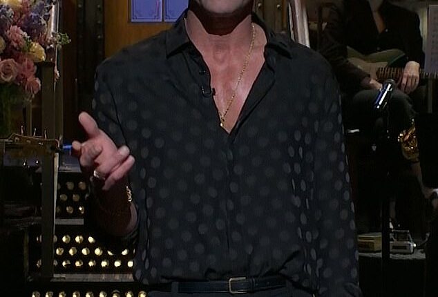 Walton Goggins' new Saturday Night Live monologue hinted at a cryptic turn in his alleged feud with his The White Lotus co-star Aimee Lou Wood