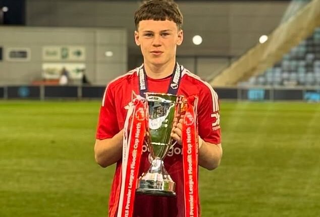 Kai Rooney scored a brace and provided an assist for Manchester United's academy on Friday