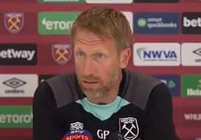 Graham Potter said he hoped Tottenham reach the Europa League final on Friday
