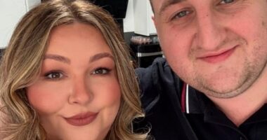 Two years after she was brutally dumped, Kayley has found her one true love, Richard Perrott (pictured)