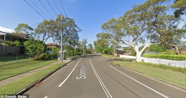 Police closed Somerville Road at Hornsby Heights in Sydney after a girl was struck by a car
