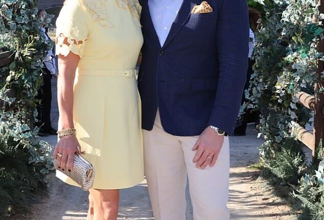 Zara Tindall was spotted dancing with Strictly Come Dancing legend as fans begged the BBC to to 'make it happen' after her husband Mike (right) shared a snap on Instagram