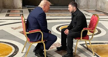 Volodymyr Zelensky has claimed that his conversation with Donald Trump at the Vatican last weekend 'may have been the best we have ever had'