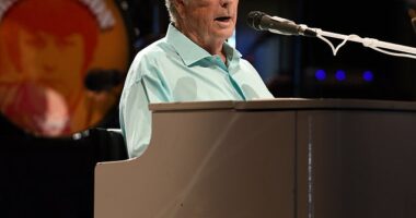 Beach Boys founder Brian Wilson, one of the most acclaimed and influential songwriters of the 20th century, has died aged 82; pictured 2020 in Miami