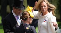The royal procession at Ascot today featured a very special guest - Peter Phillips' girlfriend Harriet Sperling
