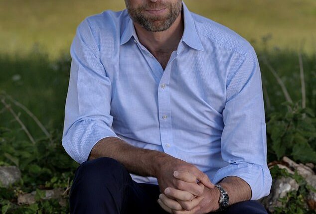 Prince William (pictured) turns 43-years-old today. This new portrait was launched to mark his birthday