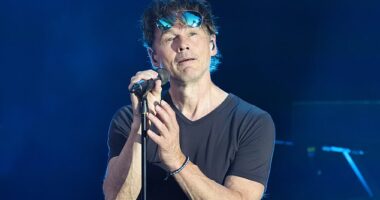 A-ha frontman Morten Harket, 65, diagnosed with Parkinson's disease as band writes 'he has been battling his own body' in recent years (pictured in June 2022)