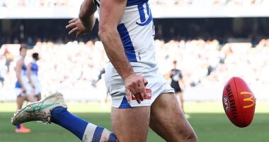 An injury to North Melbourne forward Jack Darling (pictured) on the weekend has reignited concerns around the studs on AFL players' boots