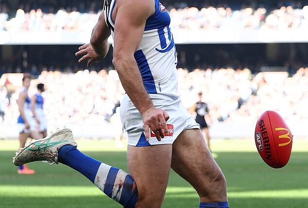 An injury to North Melbourne forward Jack Darling (pictured) on the weekend has reignited concerns around the studs on AFL players' boots
