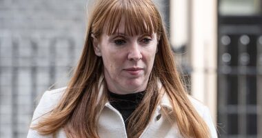 Deputy Prime Minister Angela Rayner is seen leaving 10 Downing Street after chairing a Cabinet meeting this week