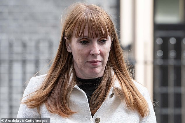 Deputy Prime Minister Angela Rayner is seen leaving 10 Downing Street after chairing a Cabinet meeting this week
