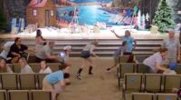 The bloodcurdling video showed churchgoers suddenly realizing the unfolding terror and running towards the door at CrossPointe Church in Wayne, Michigan