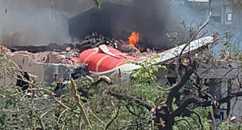 Air India crash live updates: Plane bound for London carrying 242 people crashes in Ahmedabad