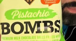 Melbourne foodie Nectro Vlangos was among the lucky few to get his hands on the new chocolate, describing it as 'basically like the Dubai chocolate but in ball forms'